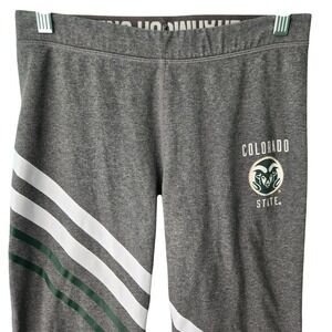 Under Armour HeatGear Colorado State Rams Gray Striped Athletic LeggingsWomens M